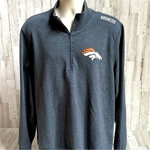 Men's Denver Broncos
Quarter Zip Fleece Size XL